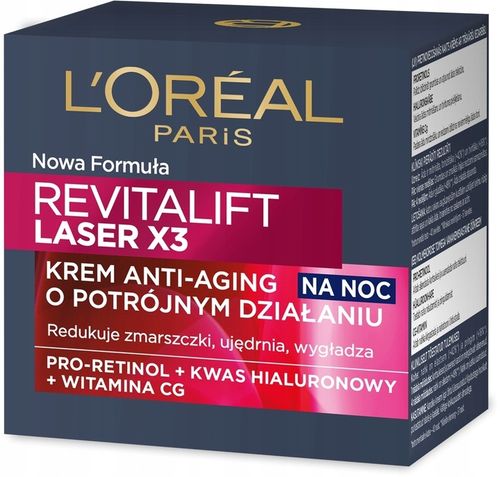 Loreal Revitalift Laser x3 Krem Do Twarzy + Serum Zestaw Kosmetyków na Arena.pl