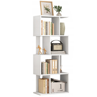 REGAŁ OTWARTY STOJĄCY BIAŁY PÓŁKA SZAFKA BIBLIOTECZKA NOWOCZESNY LOFT 140CM