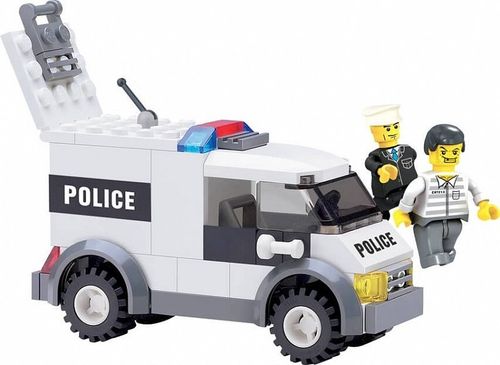 Blocki Klocki Policja 85 elementów - Auto policyjne na Arena.pl