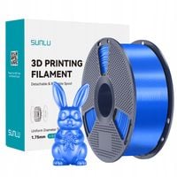Filament SUNLU PLA+ Silk 1.75mm 1kg (niebieski)