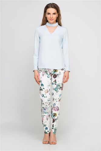 Bluzka z chokerem M (38) na Arena.pl