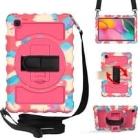 Etui do Galaxy Tab A 8.4” z Podstawką i Paskiem na Ramię Różowe