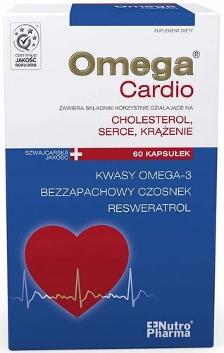Omegacardio + czosnek 60 kapsułek na Arena.pl