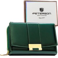 portfel damski eko ptn 0015-lak-9518 green