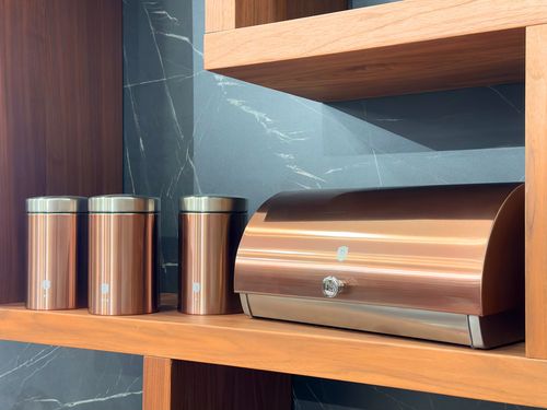 chlebak z zestawem pojemników berlinger haus bh-6730 rose gold na Arena.pl