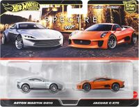Zestaw pojazdów Hot Wheels Premium Jaguar Aston Martin JBL04 9 (2 szt.)