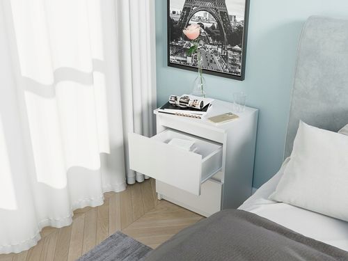 Szafka nocna komoda stolik biała 40cm R-2 na Arena.pl