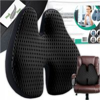 PODUSZKA ORTOPEDYCZNA LĘDŹWIOWA DO SAMOCHODU BIURA NA FOTEL MEDI SLEEP