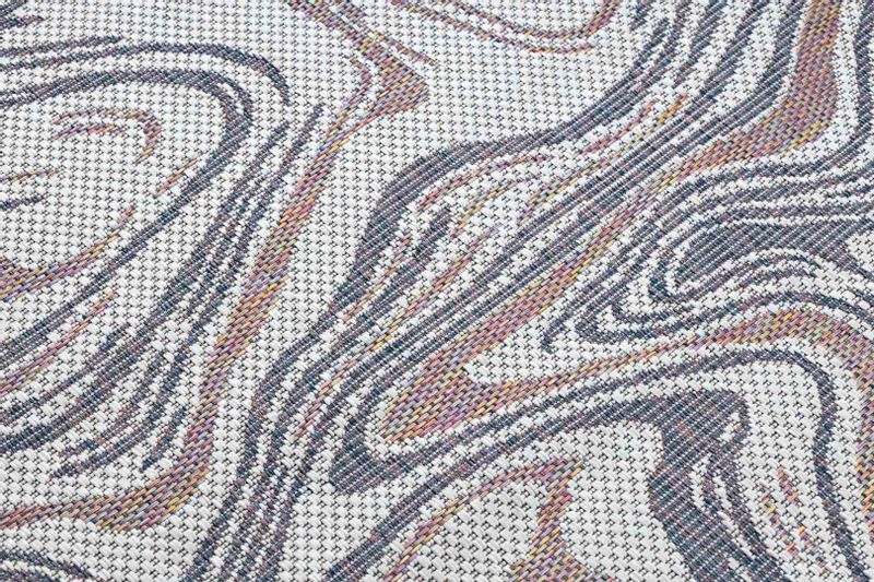 RUG/LU/VINEA/WAVES/CREAM+BLUE/140x190 zdjęcie 3