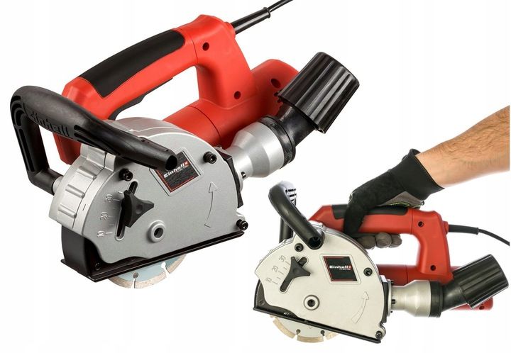 EINHELL TC-MA 1300 BRUZDOWNICA DO BETONU MURU ZESTAW + 2 TARCZE 125MM zdjęcie 1