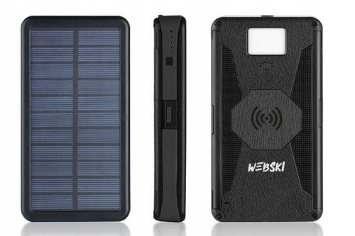 PANCERNY POJEMNY DUŻY POWERBANK SOLARNY 16000 mAh na Arena.pl