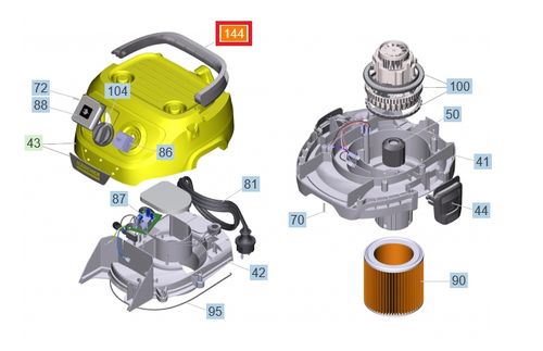 Uchwyt do odkurzacza KARCHER WD 3 KWD 1 2 3 rączka 5.628-032.3 na Arena.pl