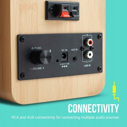 GŁOŚNIKI PODSTAWKOWE JAM BOOKSHELF BLUETOOTH LINE IN AUX IN na Arena.pl