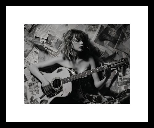 Plakat 20x15cm Młoda Gitarzystka na Arena.pl