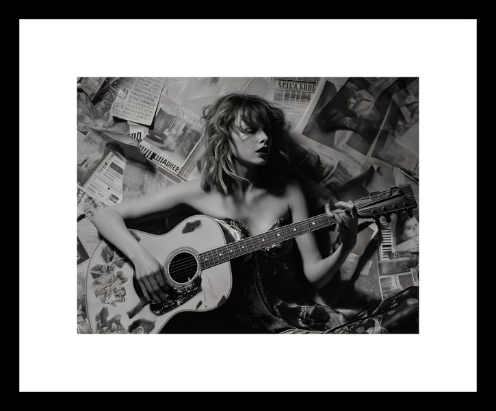 Plakat 20x15cm Młoda Gitarzystka zdjęcie 3