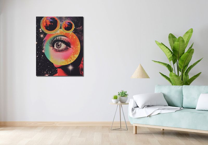 Obraz 70x90cm Oko w Kosmosie zdjęcie 2