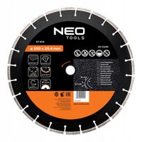 Tarcza diamentowa 350 x 25.4 mm segmentowa spawana laserowo NEO TOOLS