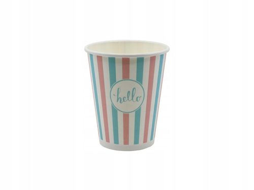KUBKI PAPIEROWE DO KAWY - PASTELE MIX 250ML 100 SZTUK DO ZIMNYCH I GORĄCYCH na Arena.pl