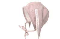 Jamiks KONEJA organic bonetka dla dziewczynki len brudny róż 40-42