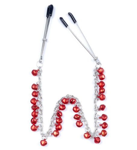 Klamry czerwone koraliki na Arena.pl