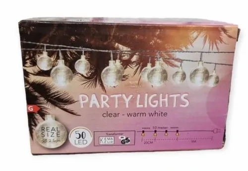 LAMPKI SIECIOWE 50 LED DO OGRODU BALKON TARAS 15m na Arena.pl