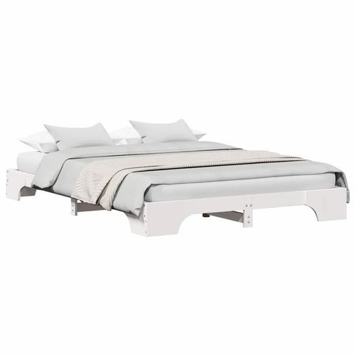 VidaXL Ramka łóżka Biała 150x200 cm z litego drewna sosnowego na Arena.pl