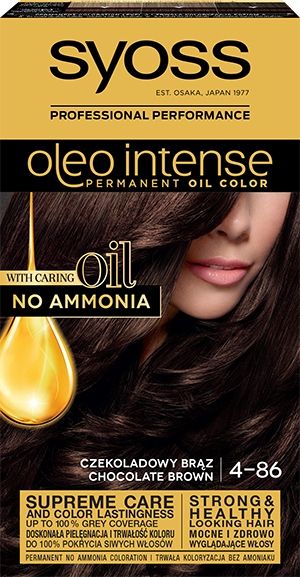 Syoss Oleo Farba do włosów czekolada brąz 4-86 x 2 zdjęcie 5