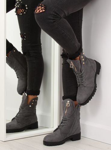Botki workery szare HX-015 GREY - 36 na Arena.pl