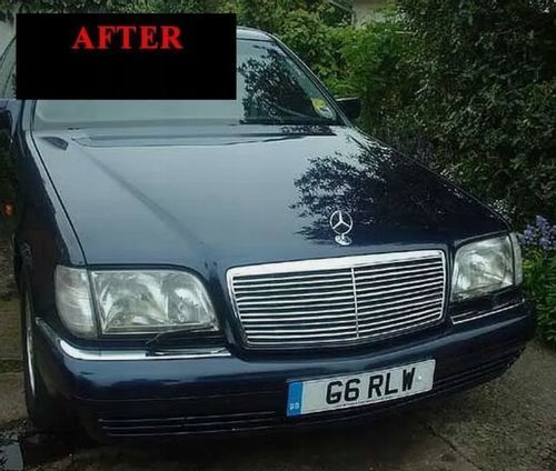 1992-1999 MERCEDES S CLASS- LIstwy chrom grill chromowan na Arena.pl