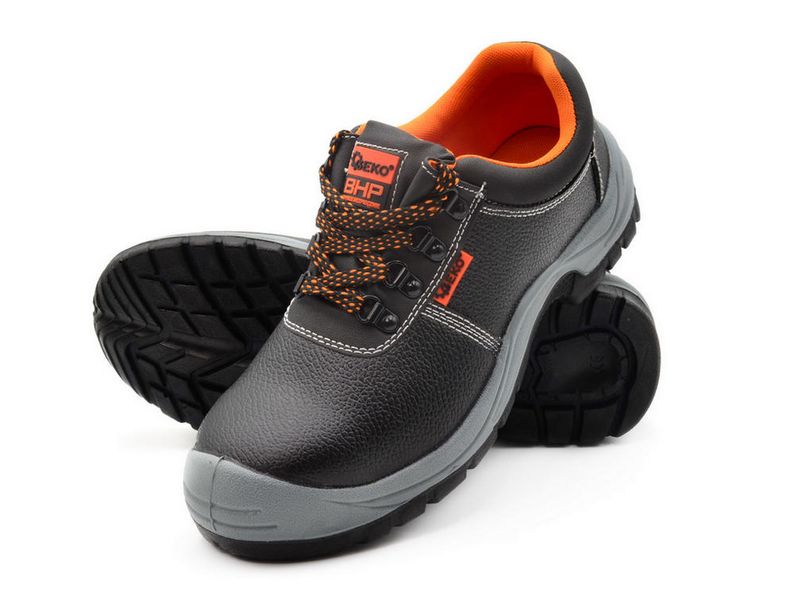 BUTY ROBOCZE OCHRONNE SKÓRZANE GEKO G90508-41 KLASA S1P/SRC ROZMIAR 41 zdjęcie 1