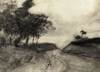 The Road, Edgar Degas - plakat 91,5x61 cm