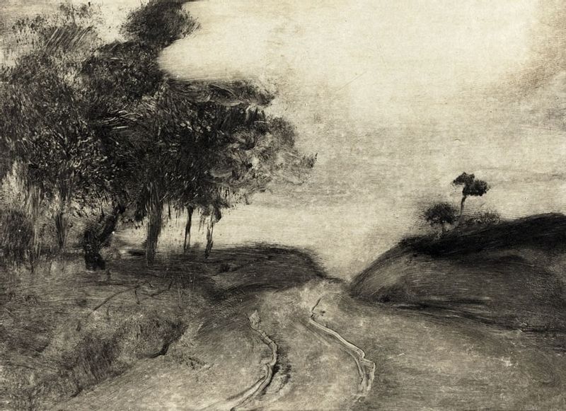 The Road, Edgar Degas - plakat 60x40 cm zdjęcie 1