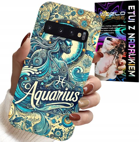 ETUI DO SAMSUNG GALAXY S10 - ZNAK ZODIAKU, WODNIK, ASTRONOMIA PLECKI na Arena.pl