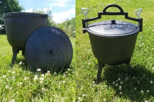 KOCIOŁEK ŻELIWNY EMALIOWANY BLUMMENFELD 10L zdjęcie 6