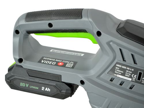 NOŻYCE AKUMULATOROWE DO ŻYWOPŁOTU NAC HB20-B20-45-L-S 20 V OSTRZE 45,5 CM na Arena.pl