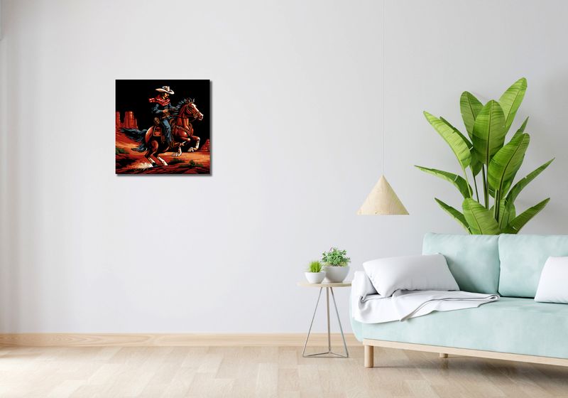 Obraz 50x50cm Galop przez Prerię zdjęcie 2