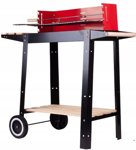 GRILL OGRODOWY WĘGLOWY PRZENOŚNY RUSZT KÓŁKA na Arena.pl