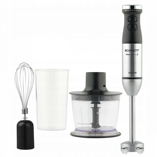 BLENDER RĘCZNY SCARLETT SC-HB42F64 1500 W CZARNY/SREBRNY zdjęcie 1