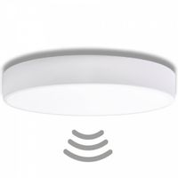 Nowoczesna lampa biurowa 137623621979 z czujnikiem biała