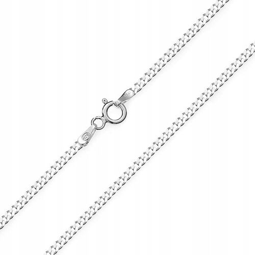 Klasyczny Srebrny Łańcuszek Pancerka Srebro 925 Naszyjnik 70 cm x 1.5 mm na Arena.pl