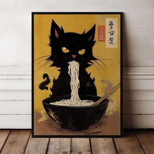 Plakat ramen kot 61x91 cm na Arena.pl