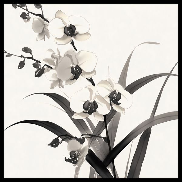 Plakat 70x70cm Orchidea zdjęcie 2