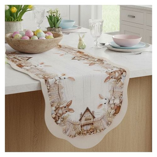 Bieżnik Lapin 30 x 60 cm DomoweTekstylia | WNL603 060 | Święta Wielkanoc na Arena.pl