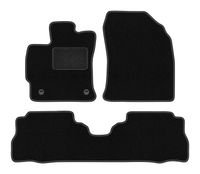 Dywaniki welurowe LUX Toyota Prius III Plus 2011-2015 czarne