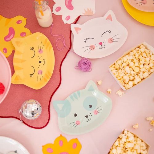 Talerzyki papierowe Kotki 6szt. na Arena.pl