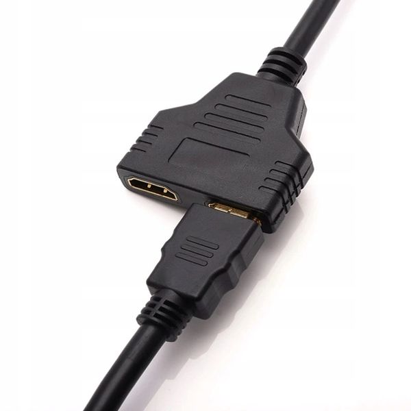 Rozdzielacz HDMI x2 - HDMI 24,5 cm zdjęcie 2