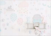 FOTOTAPETA dla dzieci chmurki gwiazdki 200x130FLIZ