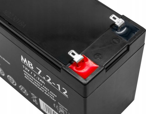 Akumulator VRLA MegaBat AGM 12V 7.2Ah MB 7.2-12 do alarmu na Arena.pl