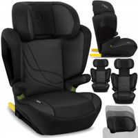 2X MOMI MEI FOTELIK SAMOCHODOWY 100-150 CM CZARNY 15-36kg ISOFIX