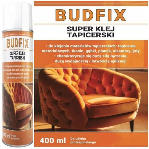KLEJ TAPICERSKI w sprayu TAPICER do tapicerki tapicerowania 3x 400ml Budfix na Arena.pl
